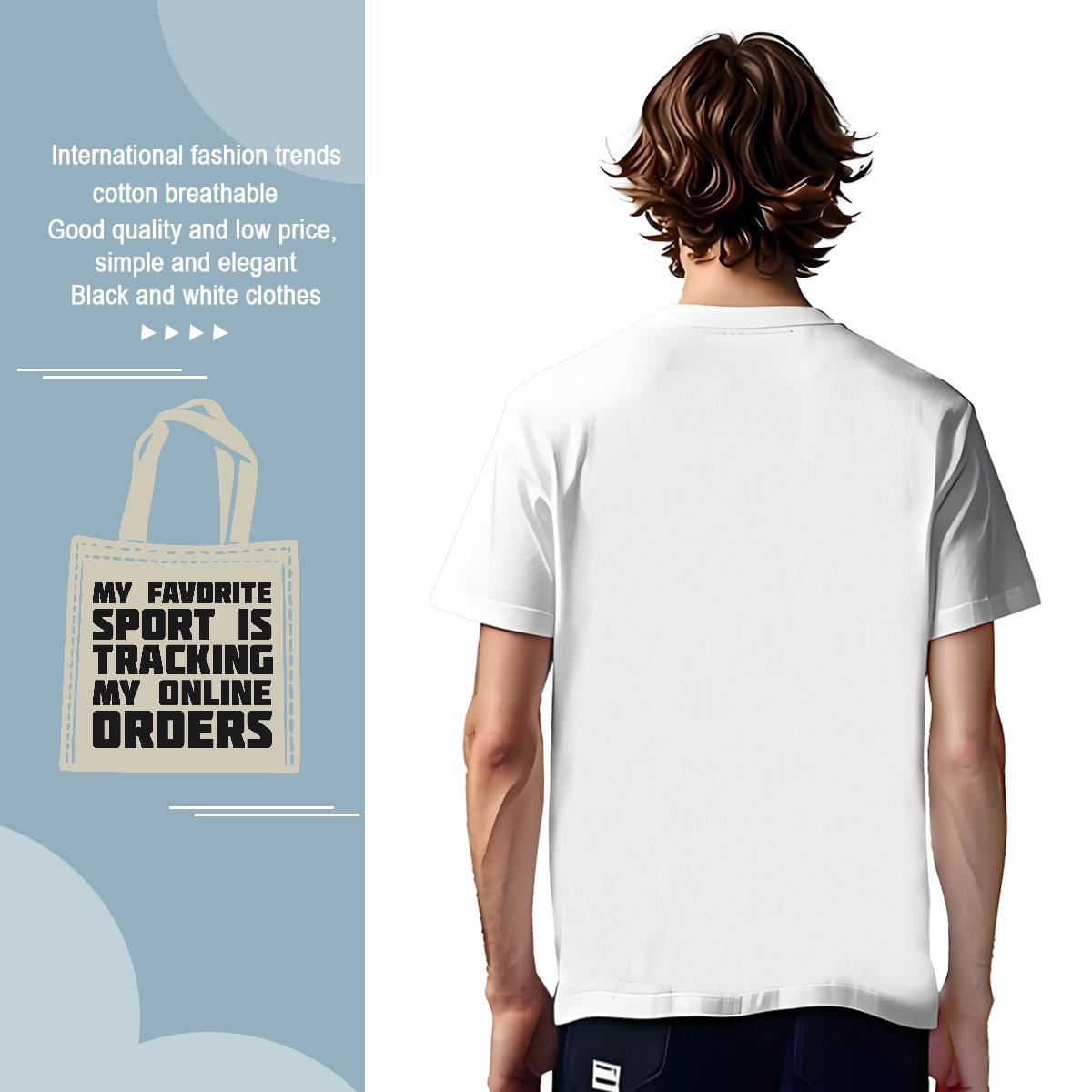 Cool Design monogram T Shirt For Man Street wear Hip Hop Men Clothes T-Shirt 230g Pure Cotton Fashion Designer Crew Neck Customized Print Clothings