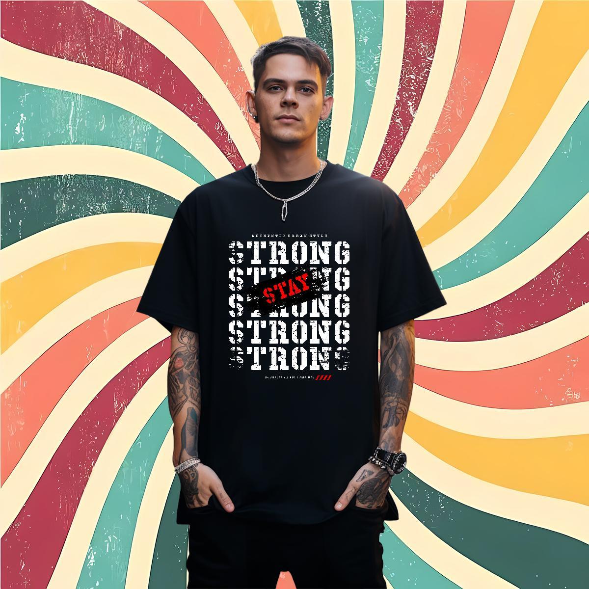 TOP Quality run 100% Cotton 230g Men Tees Daily Outfit Short Sleeve Soft T-Shirts Custom Oversized 4XL Tops Tees