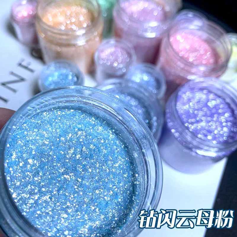 Opal Diamond Loose Highlighter Nail Powder Dust Chrome Pigment for Cosmetics Nail ArtResin CraftSoapCandleDIY Very BeautifulXJ240815