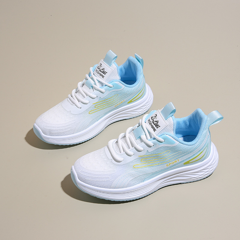 Ddmysports Instagram Korean New Flying Weaving Women S Summer Student Sports Running Casual Thick Sole Elevated Shoes W OUTDOOR
