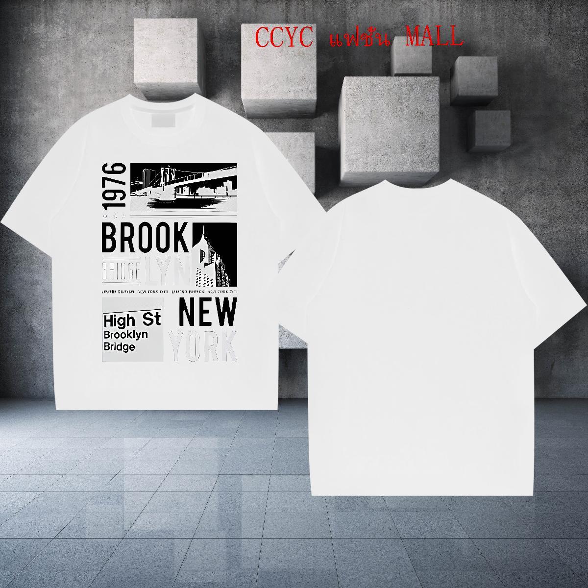Classic New York 230g Cotton Tshirt for Man Woman Casual Breathable Short Sleeve Men T Shirts Fashion Design Custom Anime Tees Shirts