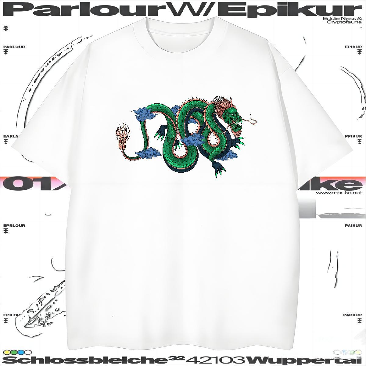 Man T Shirts 230g Cotton dragon Casual Daily Wear Breathable Soft Oversized 4XL Couples T Shirts Designer Fashion Popular Polos