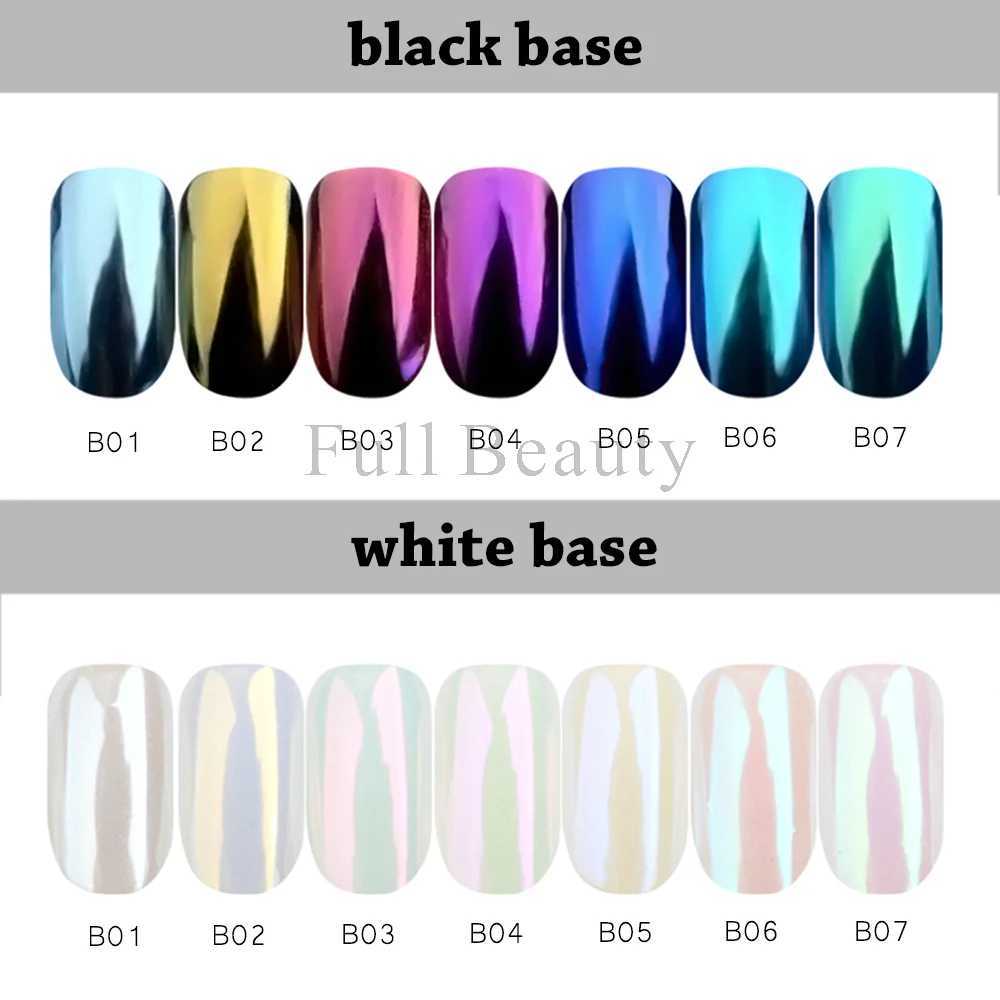 1 Pcs Pearl Nail Aurora Powder Glitter Rubbing Dust Pigment Gradient Sequins Chrome Nail Art Manicure Decorations NLB01-07XJ240815