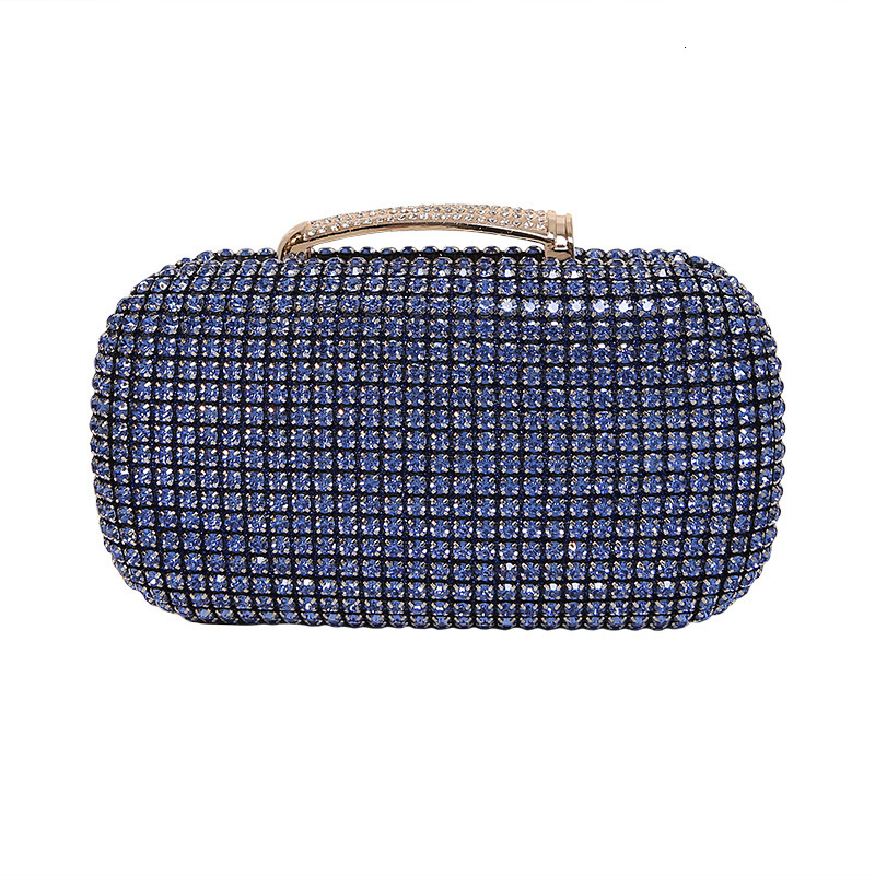 2024 New Embedding Dinner Celebrity Style Banquet Dress Handmade King Diamond Sparkling Handheld Bag