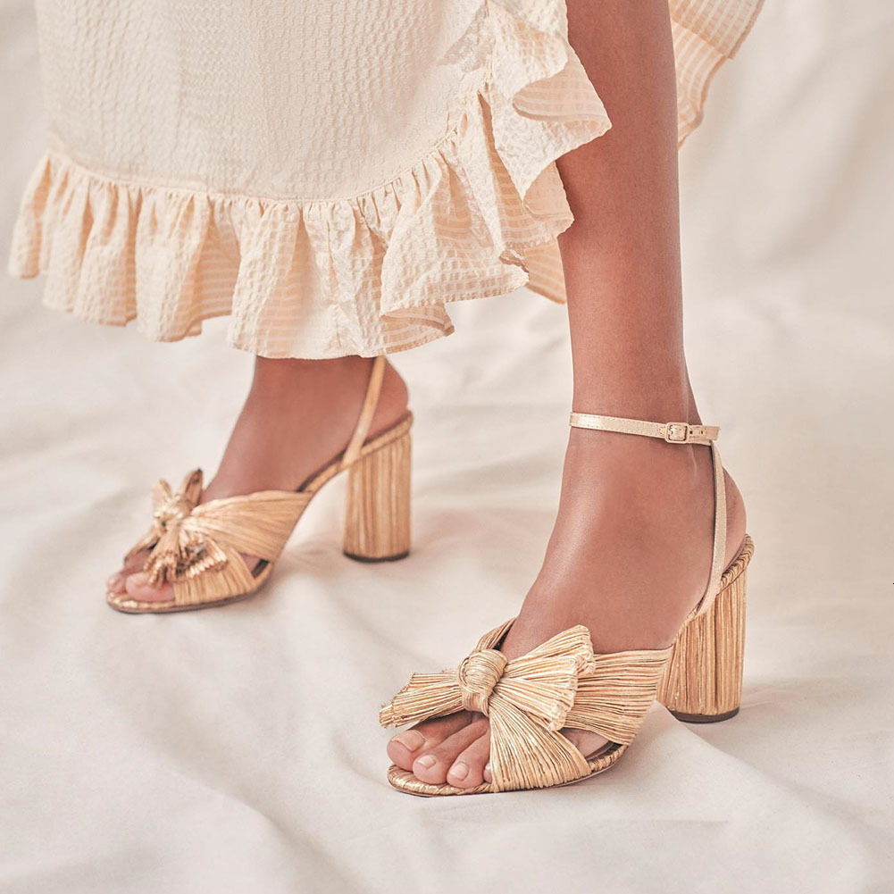 Lapolaka Fashion Sexy Elegant Trendy Flroal Block High Heels Ankle Strap Big Size Summer Party Sandals Women Shoes