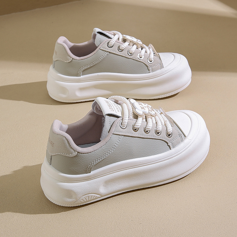 Ddmysports Little White Women S Autumn New Korean Edition Ins Female Student Casual Sports Versatile Board Shoes Street Shot MXD OUTDOOR