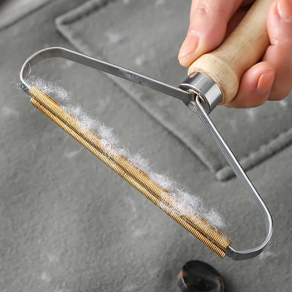 Portable Lint Remover Fuzz Fabric Shaver Woolen Coat Clothes Carpet Fuzz Cleaning Brush Double Sides Lint Removal Cleaner 240820