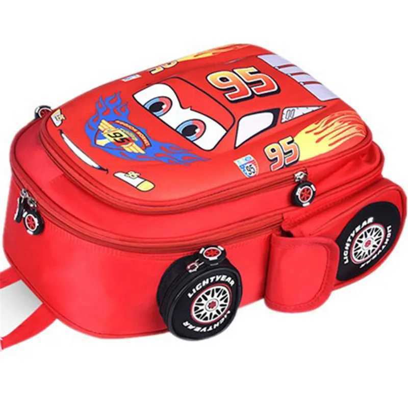Children Cartoon 3D Car School Bags Boys Girls Primary School Backpack Kids Kindergarten Backpack Schoolbags Mochila Infantil Y240820
