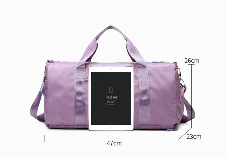 Sports Bag Travel Luggage Bag Travel Bag Dry and Wet Separation Large Capacity Fitness Bag Swimming Yoga Bag 240819