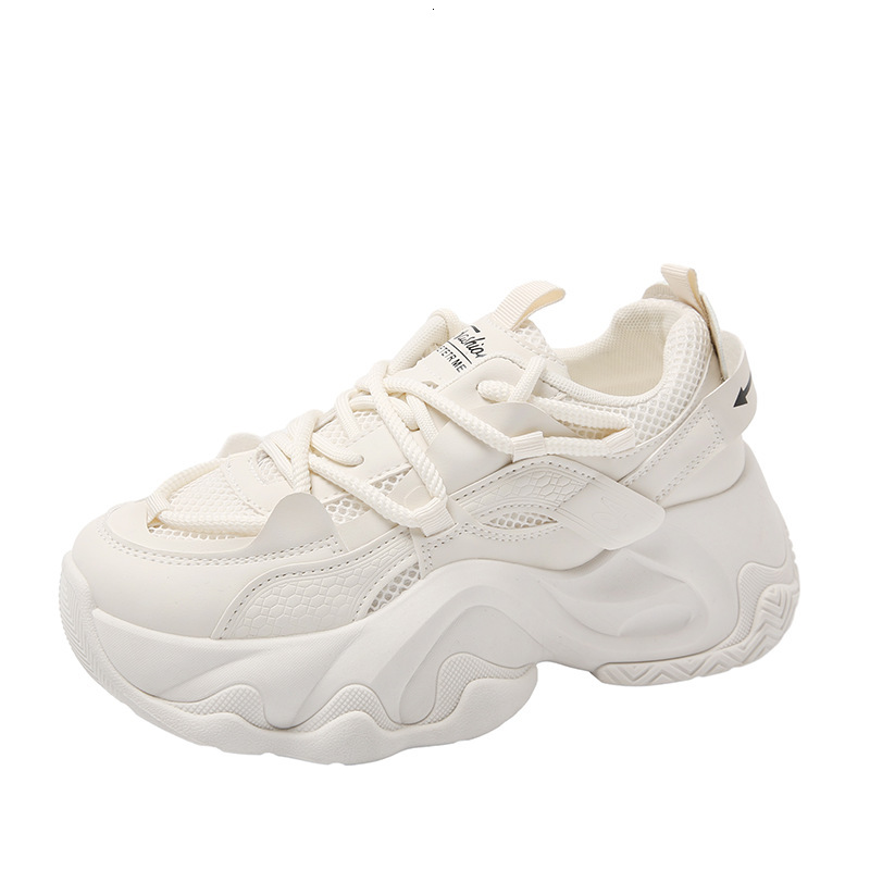 Ddmysports Instagram Korean Version New Dad For Female Students In The Summer Of Sports Running Leisure With Thick Soles And High Height Shoes FB OUTD