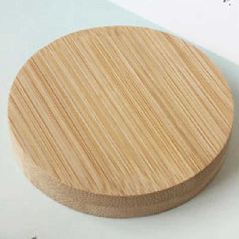 10Pcs Makeup Mirror Mini Pocket Travel Small Cosmetics Hand Wood Wooden Compact Mirrors Y240819