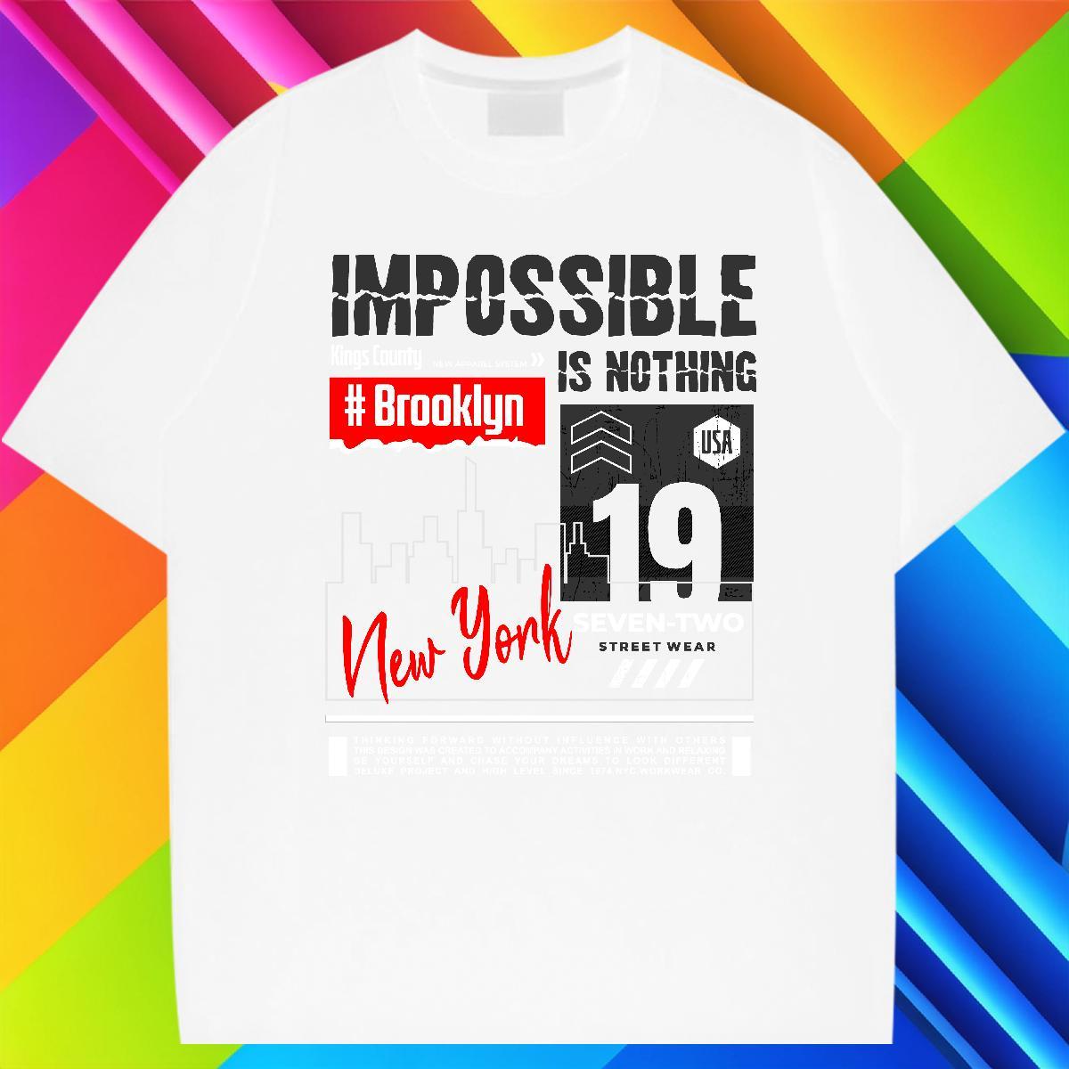 Soft Men Tshirts Beach 230g Pure Cotton Custom Cartoon Breathable Soft NEW YORK T shirt Fashion New Tops