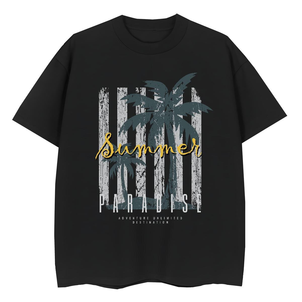 Casual New Couples T Shirts tree Home Outdoor 100% Cotton 230g Clothings Breathable High Quality T-Shirts for Men Plus Size Custom