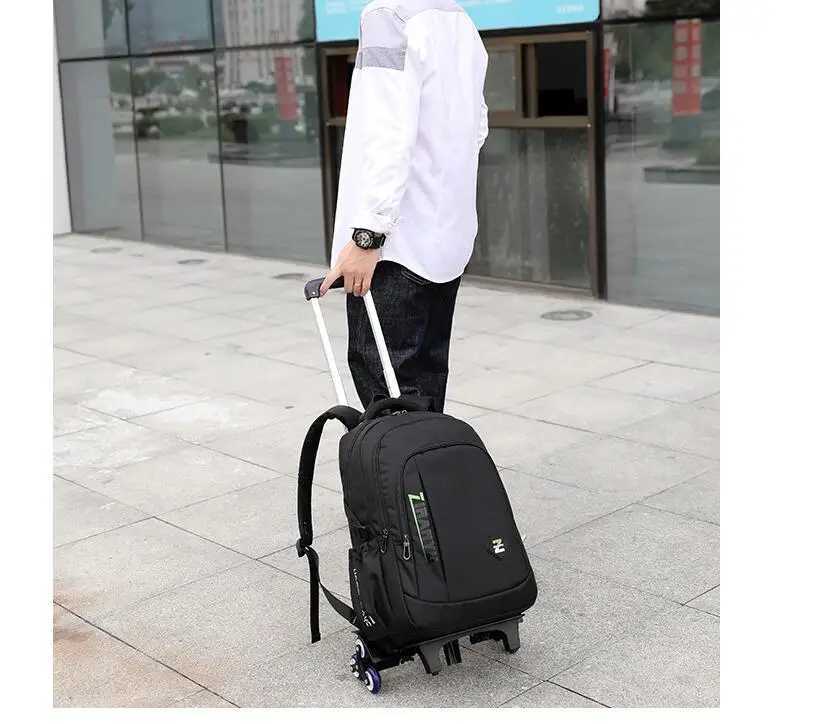 kids School Wheeled Backpack bag boys School Trolley Bag for primary school Wheeled bag for teenagers School travel trolley bag Y240820