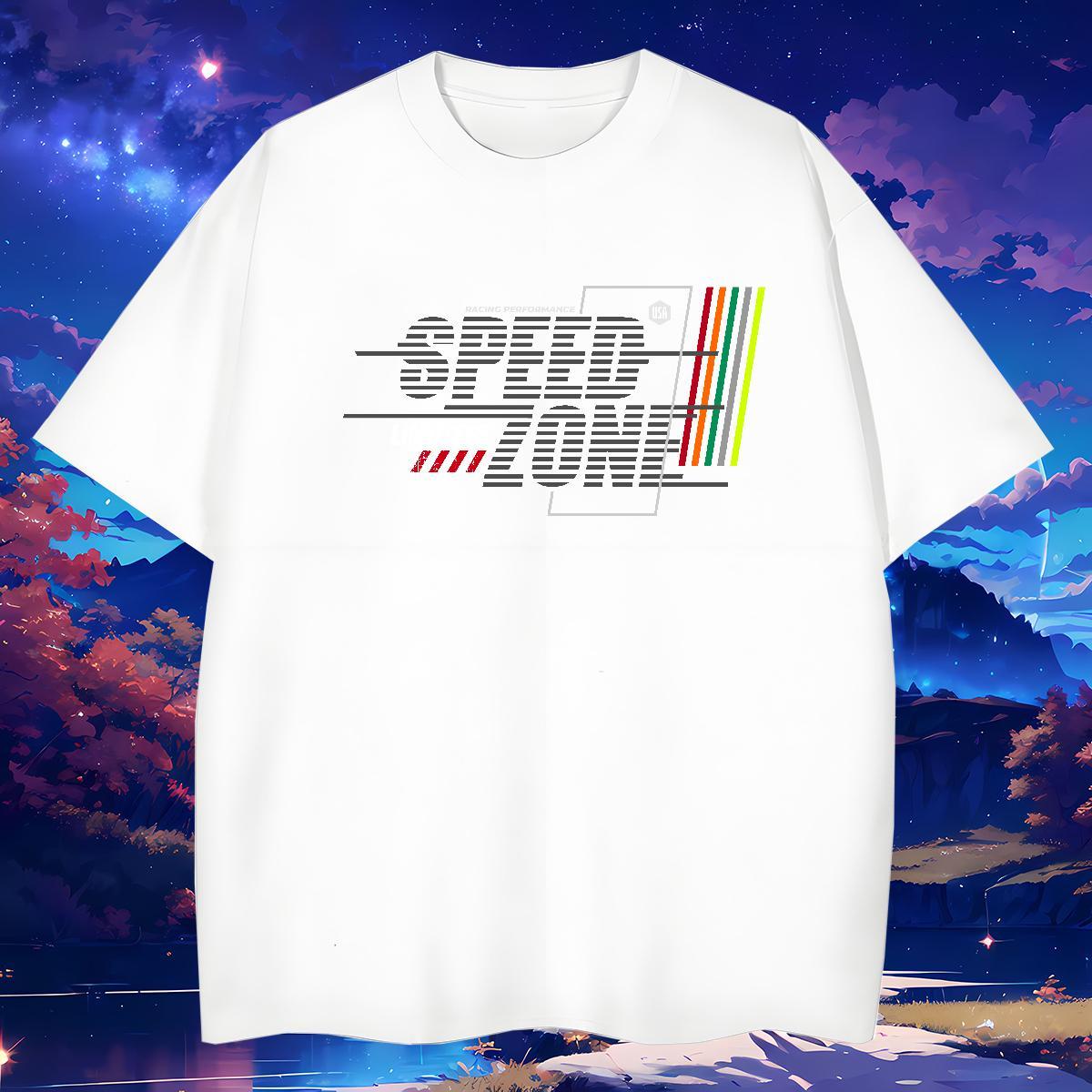 Loose Fit letter 230g 100% Cotton Mens Tshirts Beach Short Sleeve Soft T-Shirts for Men New Arrival Custom Print Oversized Tees