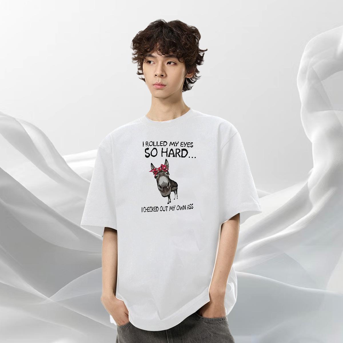 Brand Men Tops Tees Casual Beach 230g Cotton DIY Printed Breathable letter T Shirts Men Fashion New Tee Shirt