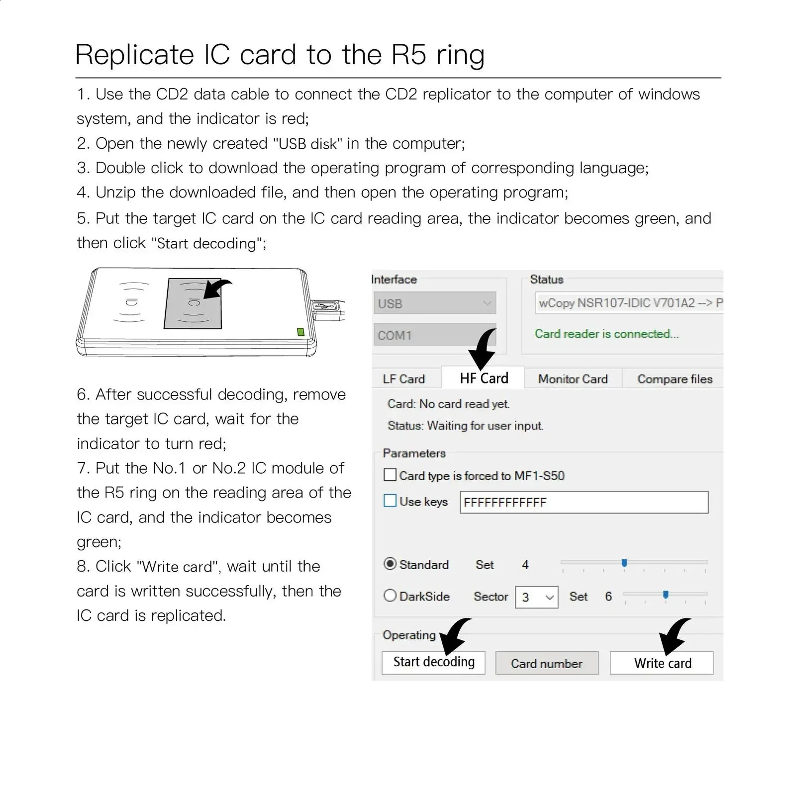 2024 JAKCOM CDS RFID Replicator for Copy IC ID CUID HID NFC Cards Security Protection Access Card Reader for R5 Smart Ring 250425