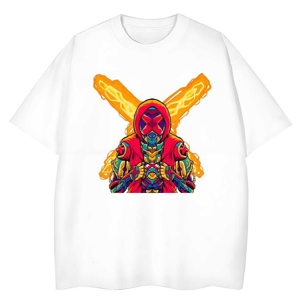 New Women Tees Daily Outfit Breathable Tops Tees Brand 230g Cotton ET Cartoon Anime Womens T Shirts