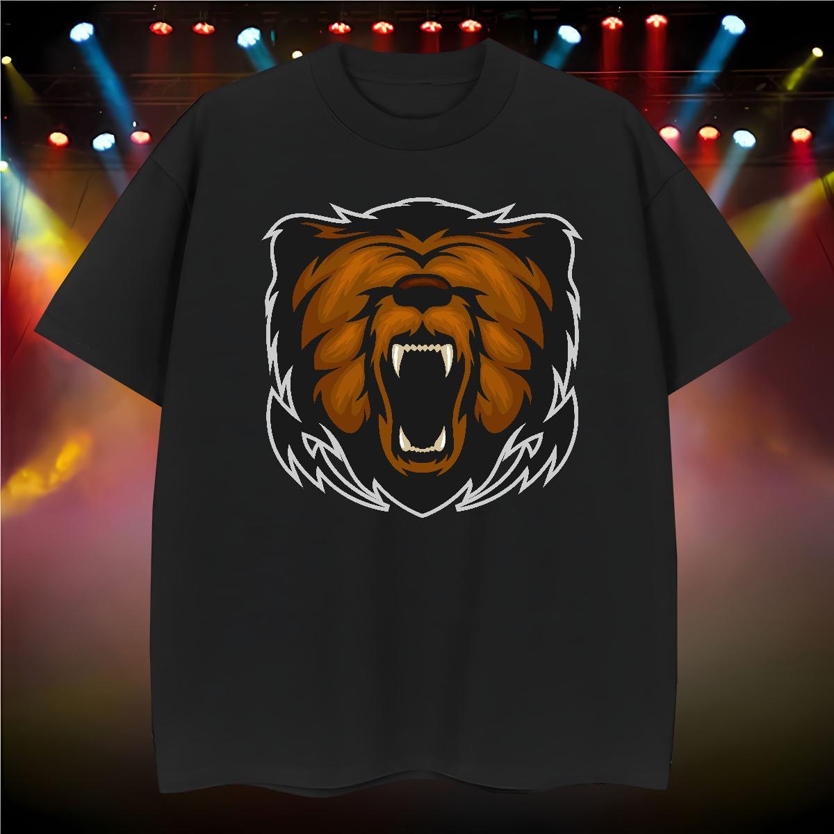 2024 Designer Couples T Shirts lion High Street Hip Hop 230g 100% Cotton Clothings O Neck Short Sleeves Comfortable Mens T Shirts DIY Printed