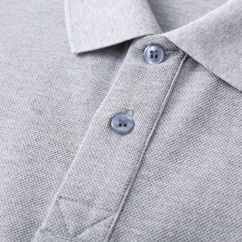 100% Cotton Men Short Sleeve Polo Shirt Tops for Summer Solid Smart Casual Male Fashion Clothing 00791 240819