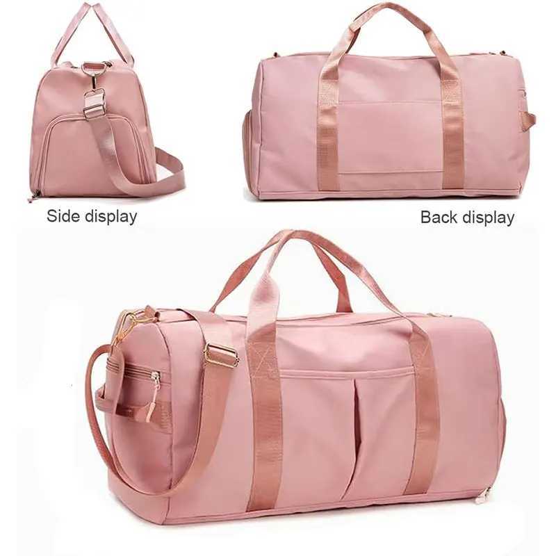Travel Workout Fitness Sports Gym Bag Luggage with Wet Pocket Shoes Compartment Travel Yoga Sports Gym Duffel Bag for Men Women CL240820