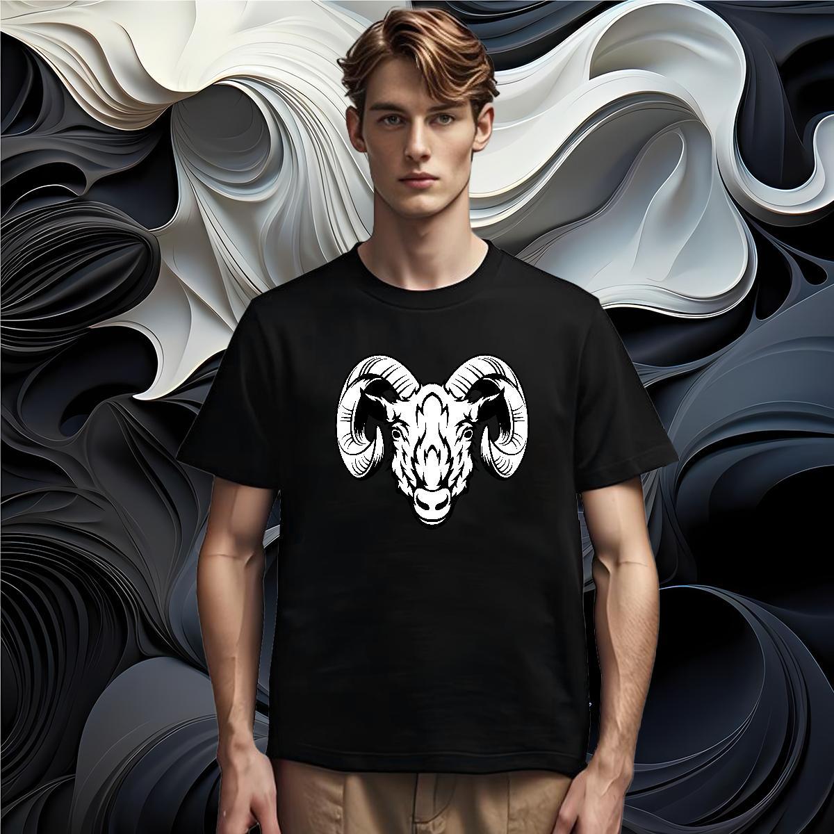 New Designer Tshirts sheep Street Wear 230g Cotton Tops Tees O-Neck Short Sleeve Classic Man T Shirts Custom Big Size