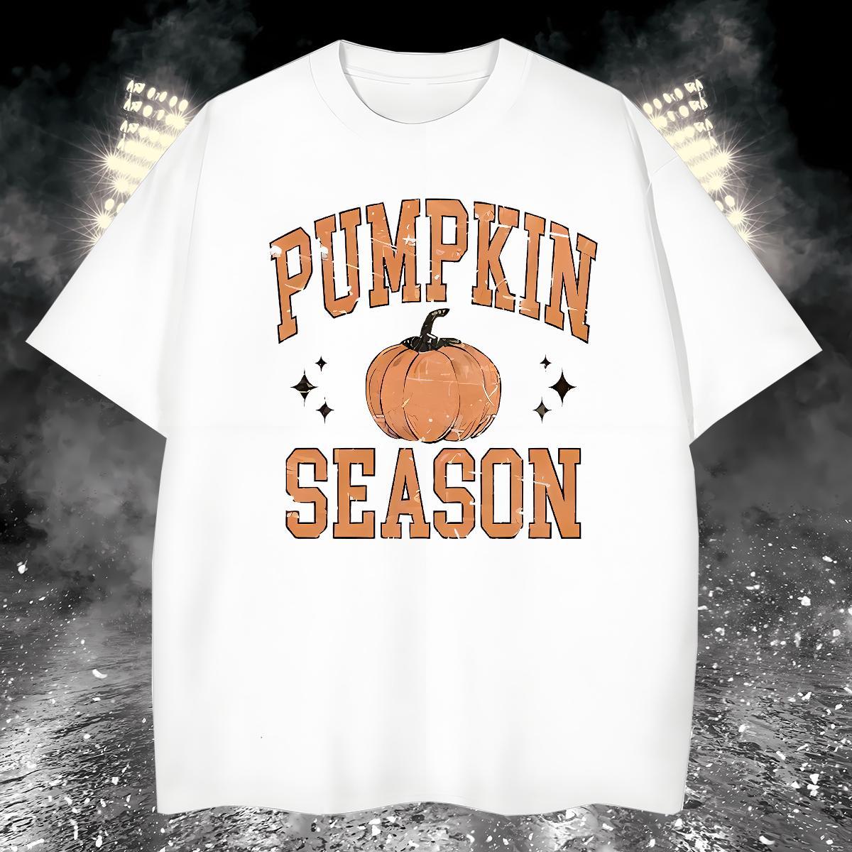 2024 Designer Men Clothes T-Shirt pumpkin Daily Wear 100% Cotton 230g Tops Short Sleeve O-Neck Wholesale T Shirts Men Custom Print Plus Size