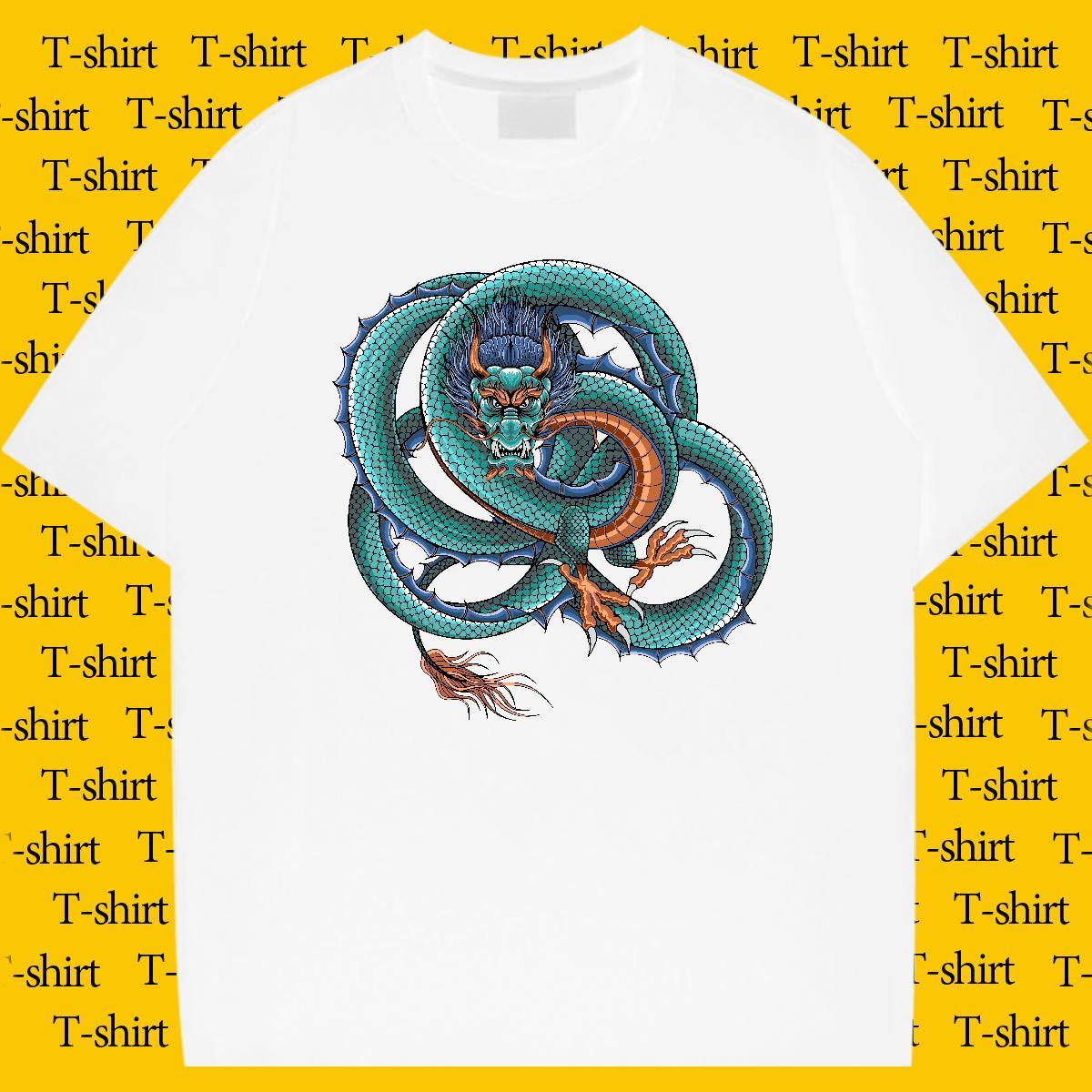 Classic fierce T-Shirts Street wear Hip Hop Mens Tshirts 230g Cotton Fashion Design Pure Cotton DIY Anime Clothings