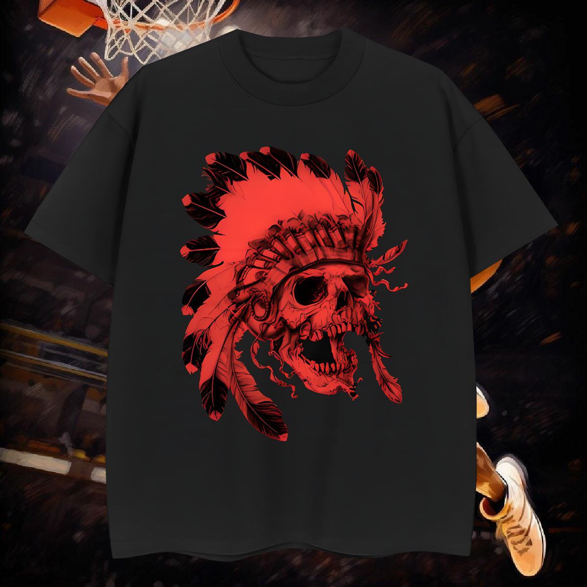 T Shirt For Man 230g 100% Cotton scary Summer Casual Breathable Short Sleeve Custom Printed Men Tshirts New Arrival Wholesale Wear