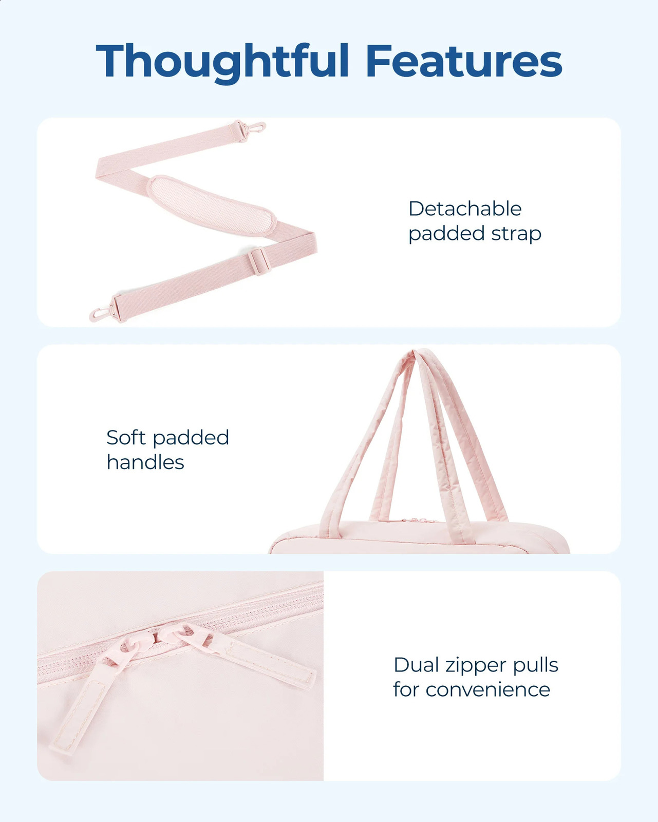 BAGSMART Carry On Travel Handle Bag Unsiex Weekender Overnight Large Capacity Duffle Bags Sports Fitness Bags for Women 240819