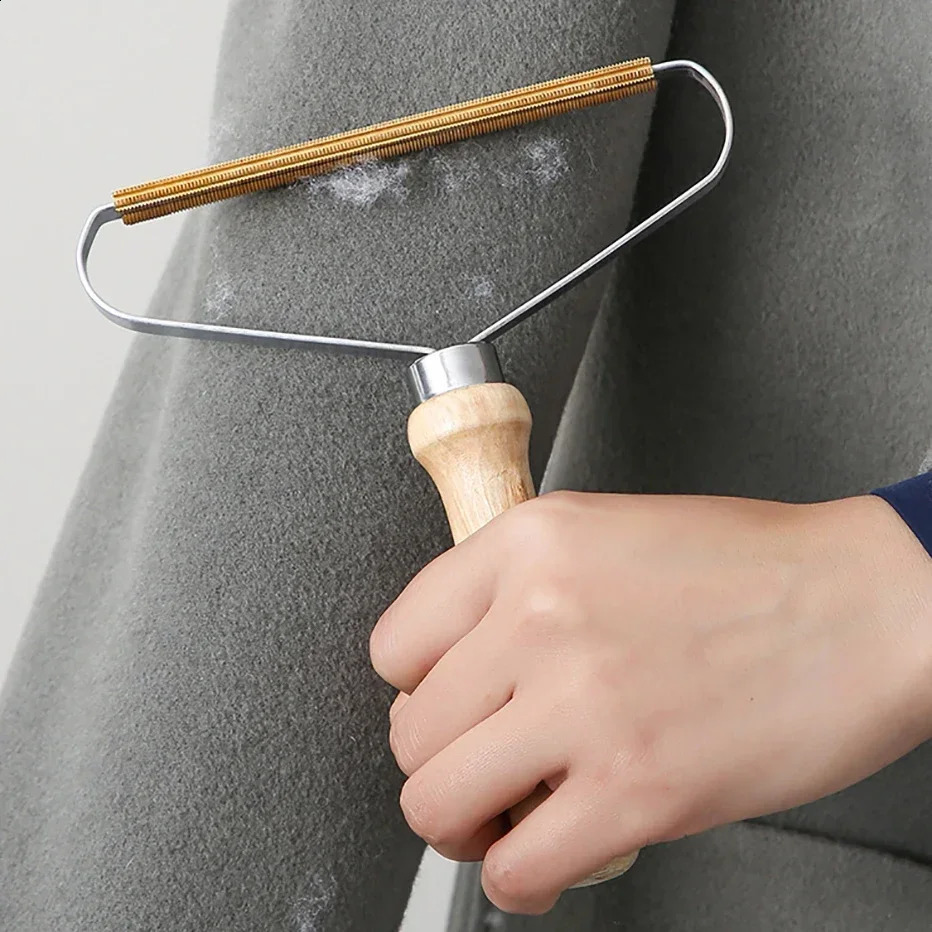 Portable Lint Remover Fuzz Fabric Shaver Woolen Coat Clothes Carpet Fuzz Cleaning Brush Double Sides Lint Removal Cleaner 240820