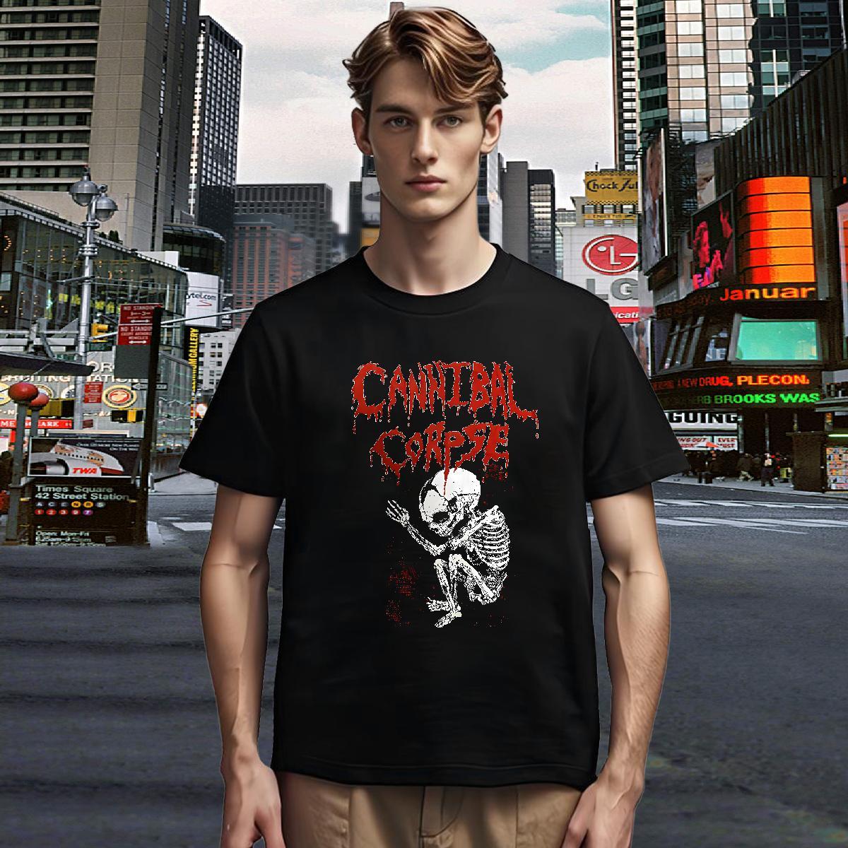 T Shirt For Man 230g Pure Cotton scary Sport Crew Neck Breathable Custom Print Plus Size Mens Tshirts Classic Wholesale Tops Tees