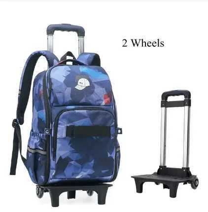 Children Rolling Backpack bag for Boys Primary Student School bag on Wheels School Wheeled Backpack for boys School Trolley Bags Y240820