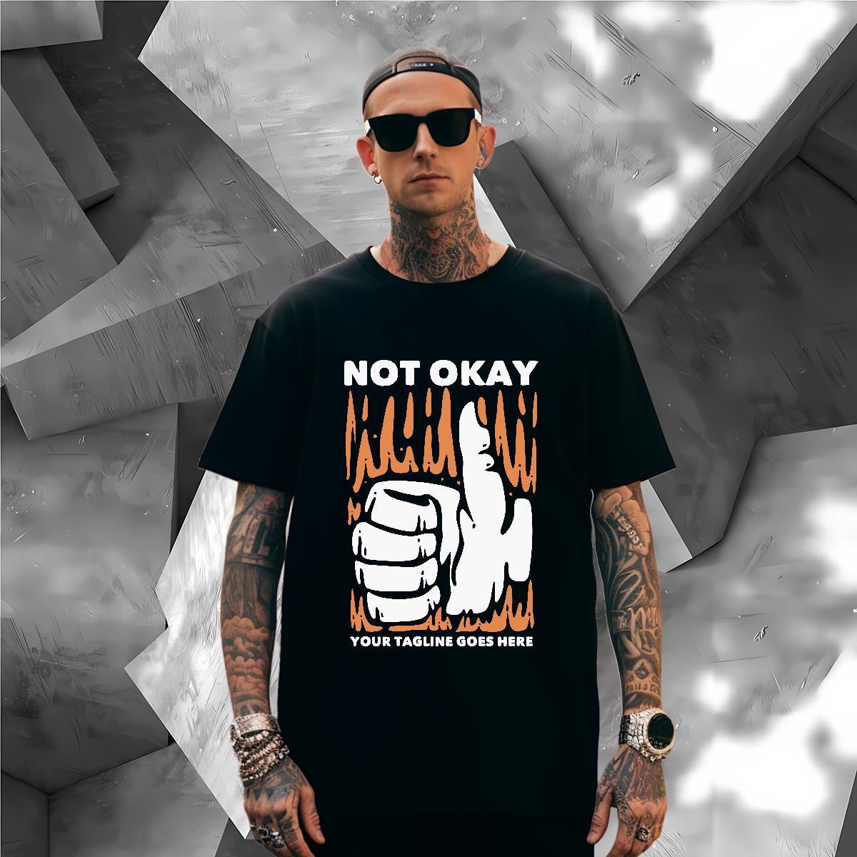 Brand good T shirt Hip Hop Men Tops Tees 230g Cotton New Arrival Crew Neck Customized Print Clothings