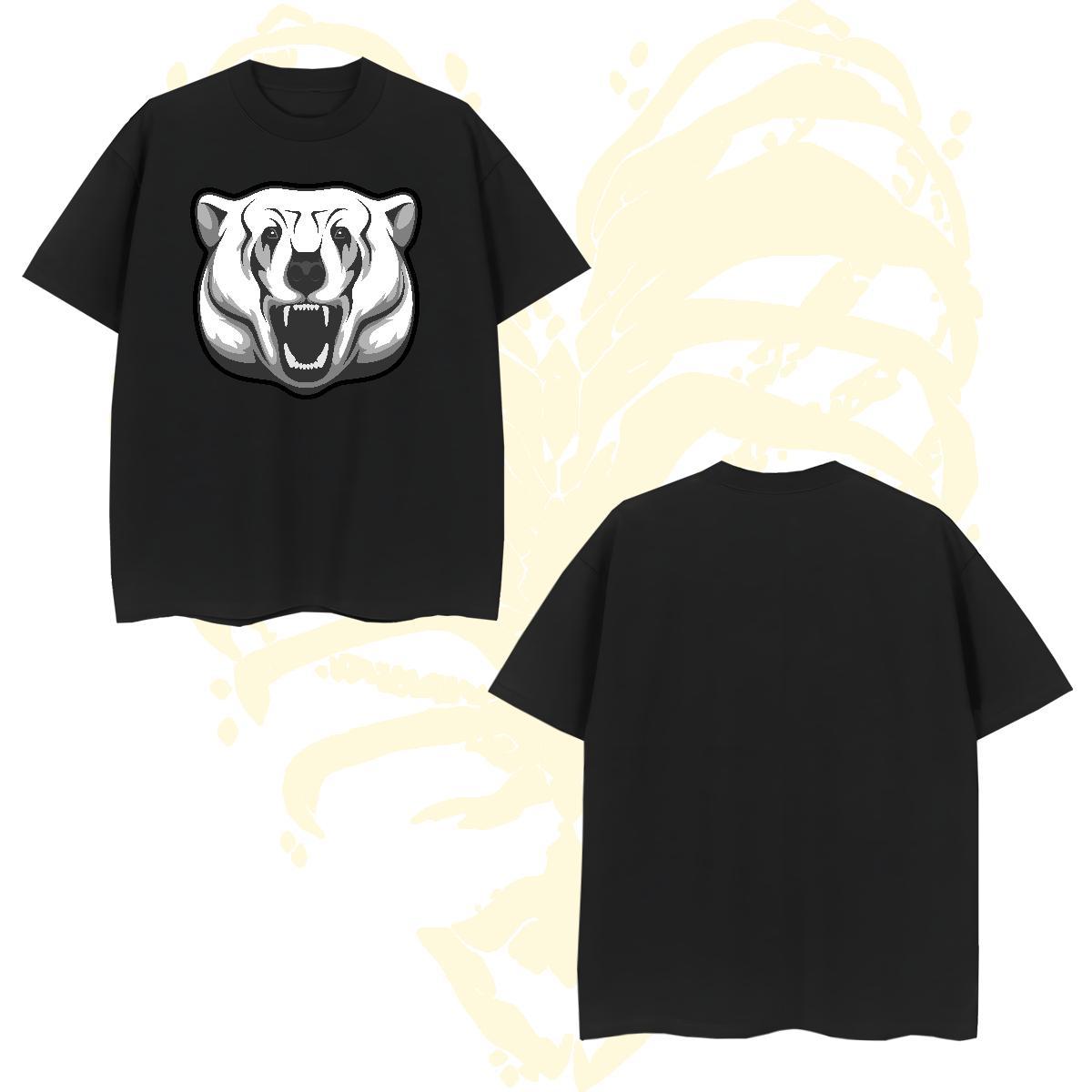 Designer T Shirts Men bear Breathable Summer Casual Plus Size Custom 230g 100% Cotton Men Tops Tees New Arrival Tees Shirts