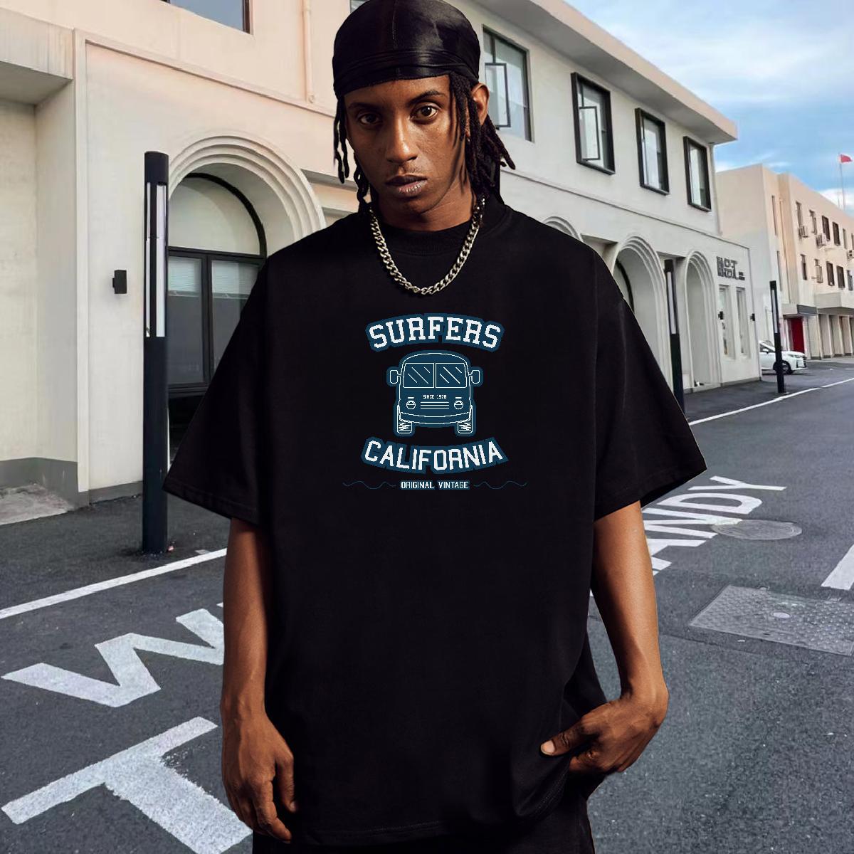 Classic Couples T Shirts Hip Hop Street 230g 100% Cotton White Plus Size Pure Cotton letter T shirt 2024 DIY Tshirts