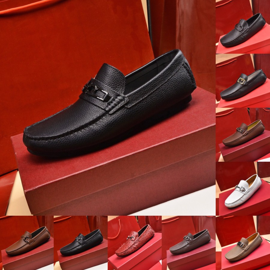 63Model Men's High-Quality Suede Designer Loafers - Luxurious Casual Footwear with Nubuck Finish, Available in Multiple Sizes (Size 38-46)