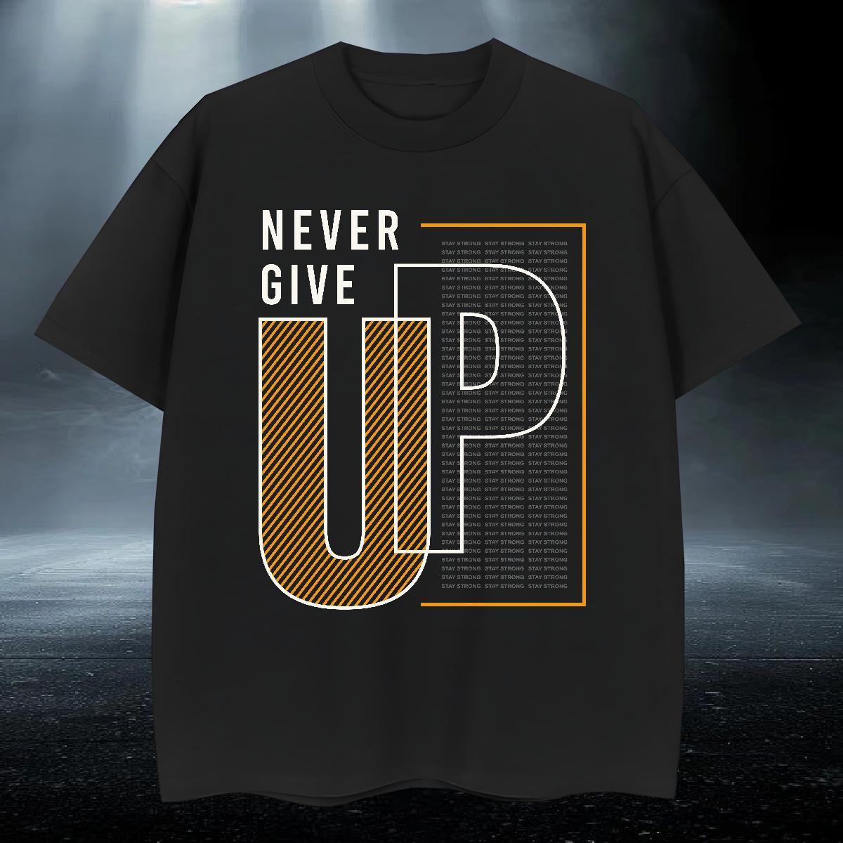 Classic Men Tshirts Sports Casual 100% Cotton 230g Custom Printed Crew Neck Breathable letter Mens T Shirts New Tees