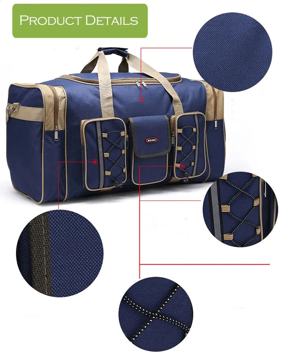 70L Waterproof Nylon Luggage Gym MountaBags Outdoor Travel Bag Large Traveling For Mountaineering Travel Dufflel Sport Handbags 240819