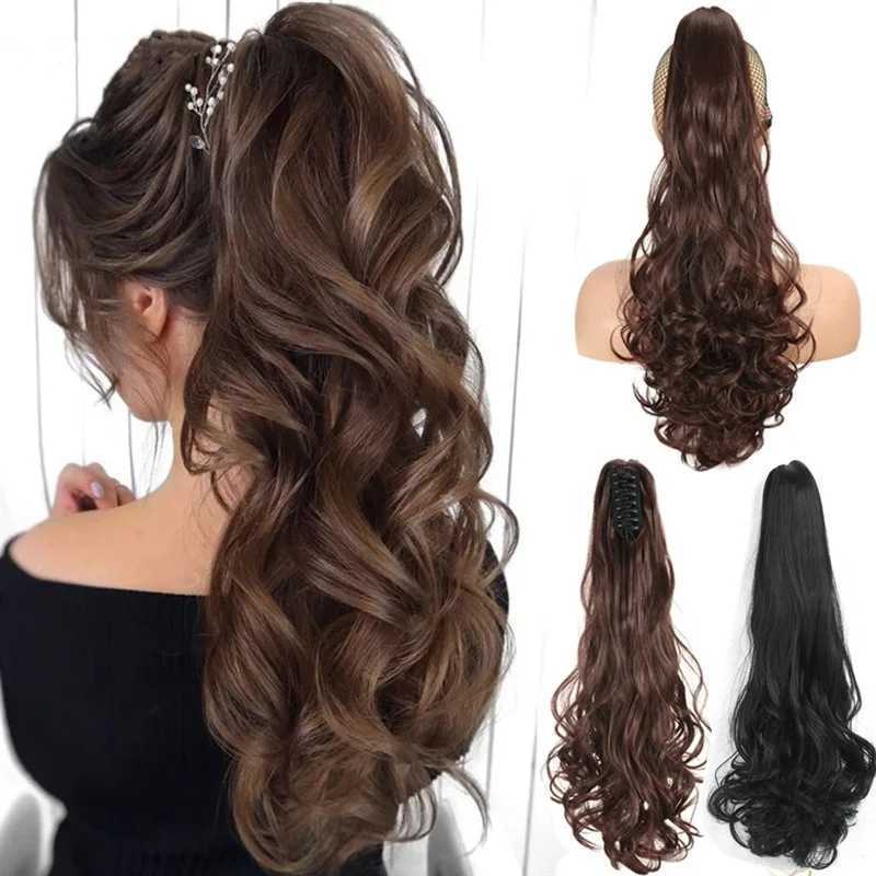Braid long curly hair grab bucket chemical fiber high wave large wave long brain high-temperature silver braid W240817