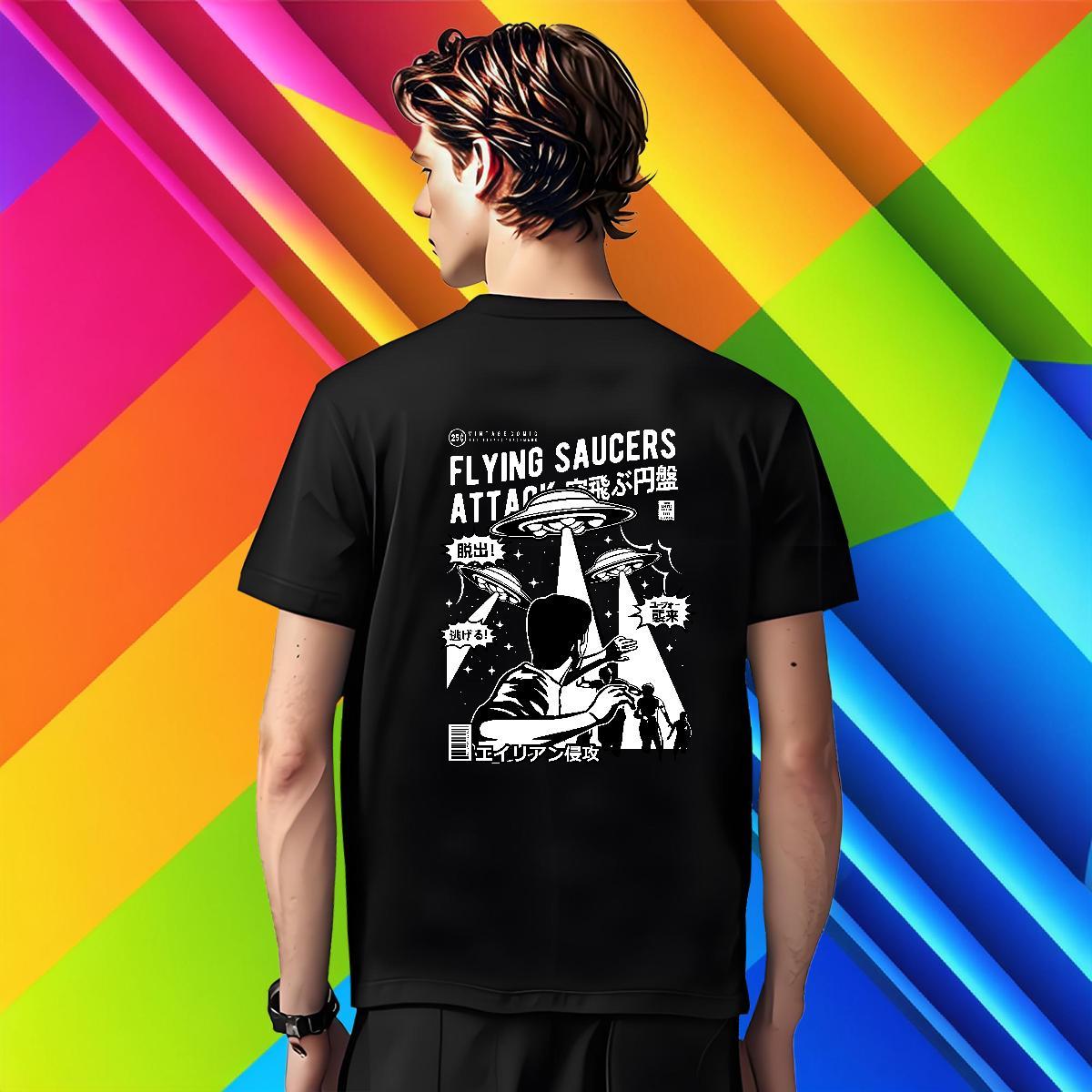 Unisex Mens Tshirts Street 230g Cotton Custom Printed Breathable Soft ET Men T Shirts Casual New Top Tees