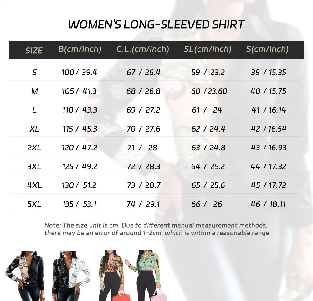 Simple womens shirt 3D chain fashion V-neck long sleeved autumn long sleeved loose street womens casual T-shirt for women 240828