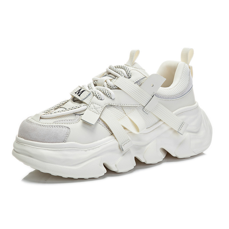 Ddmysports Foam Genuine Leather Dad Spring New Thick Sole Sports Women S Breathable Versatile Shoes Children OUTDOOR