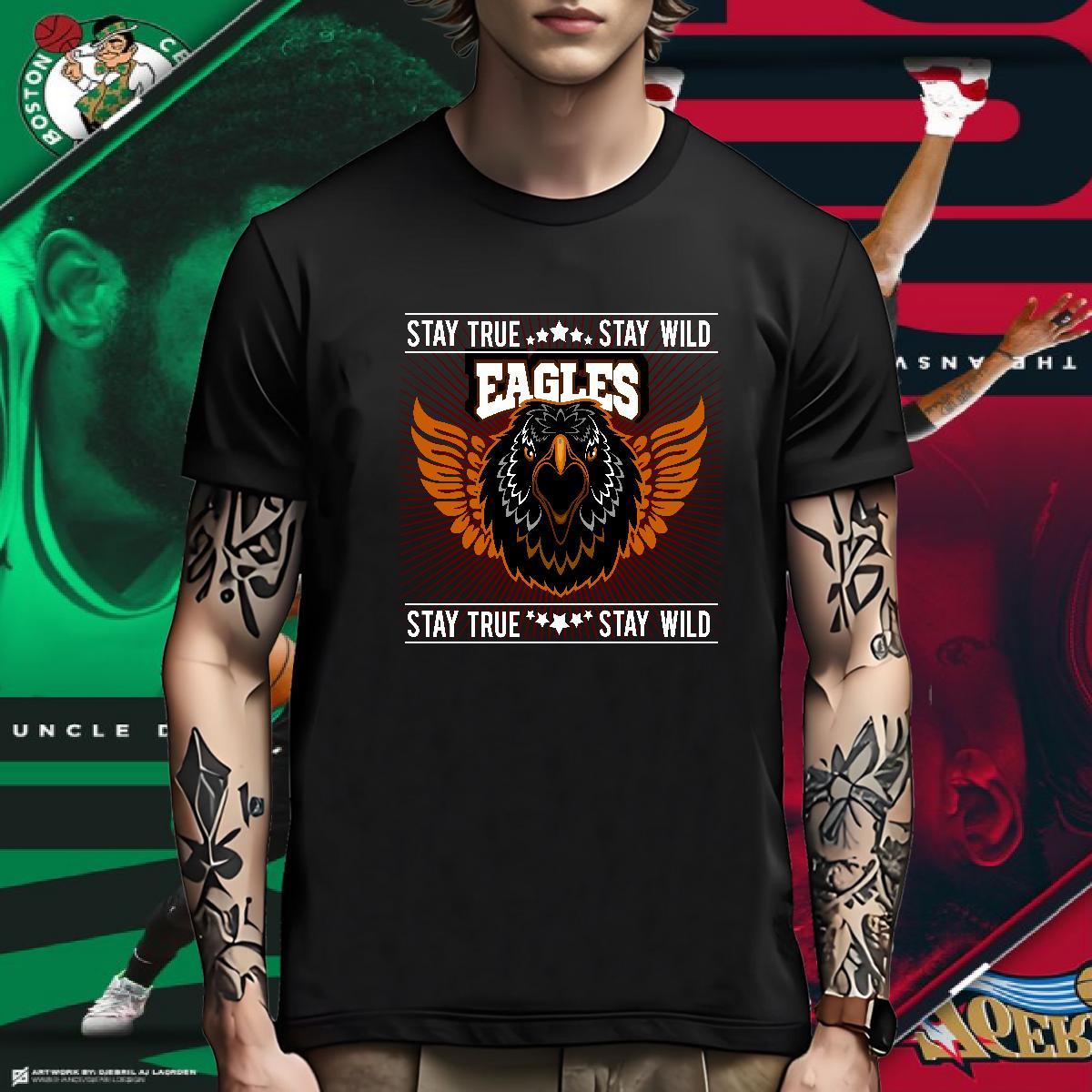 Cool Man T Shirts eagle Pure Cotton Casual Daily Wear Oversized 4XL 100% Cotton 230g Tshirts Classic Casual Tees Shirts
