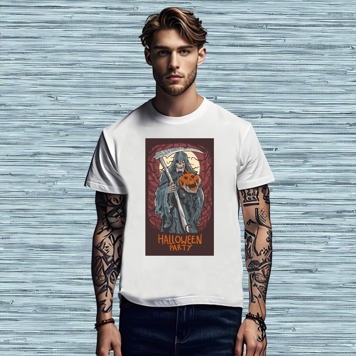 2024 Designer Men Clothes T-Shirt witch Casual 100% Cotton 230g Tee Shirt Crew Neck Breathable Comfortable Men T Shirts White Plus Size