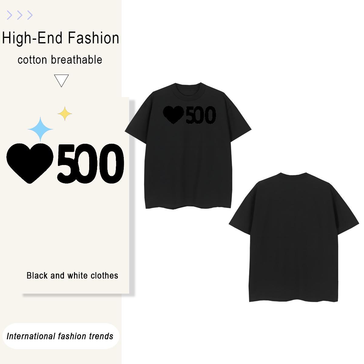 Cool Design letter 230g 100% Cotton Men Tshirts Daily Outfit Breathable Men T Shirts Fashion Casual Custom Big Size Clothings
