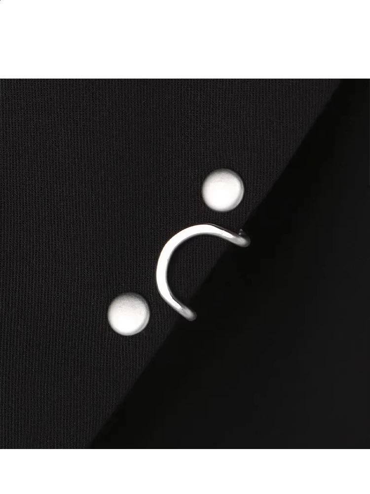 Mamelicce rivet and zipper decoration y n jacket oversized clothing family womens set 240819
