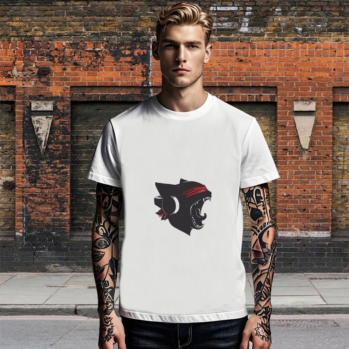 Designer Fashion Men Clothes T-Shirt cute Street 230g Cotton Tees Breathable Popular T-Shirts Custom Cartoon