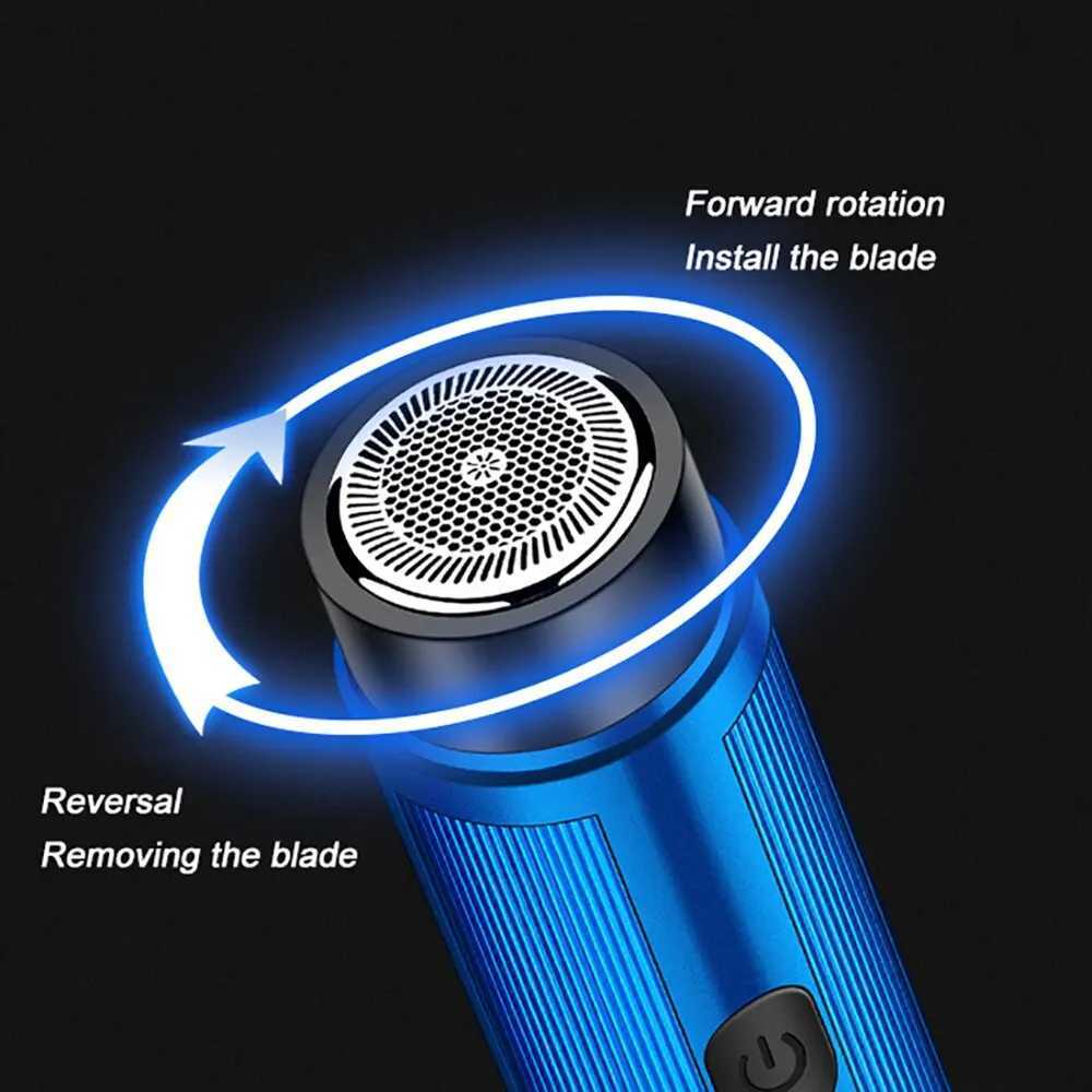 Mini electric shaver mens automatic shaver trimmer car charging shaver portable shaver travel shaver W240819