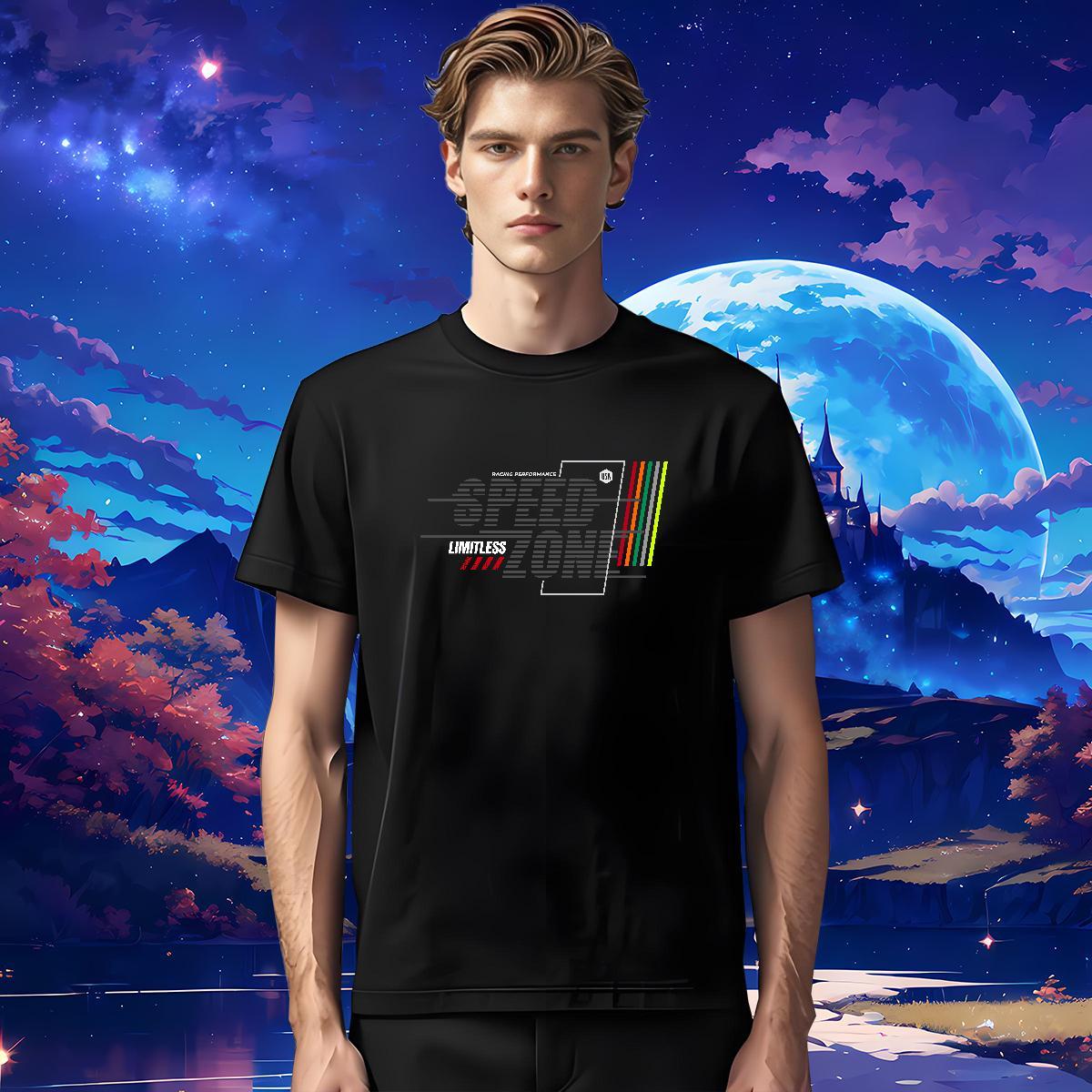 Loose Fit letter 230g 100% Cotton Mens Tshirts Beach Short Sleeve Soft T-Shirts for Men New Arrival Custom Print Oversized Tees